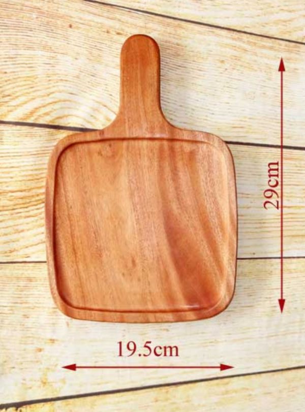 Khay gỗ có tay cầm 29x19.5cm Khay go co tay cam 29x19.5cm 2