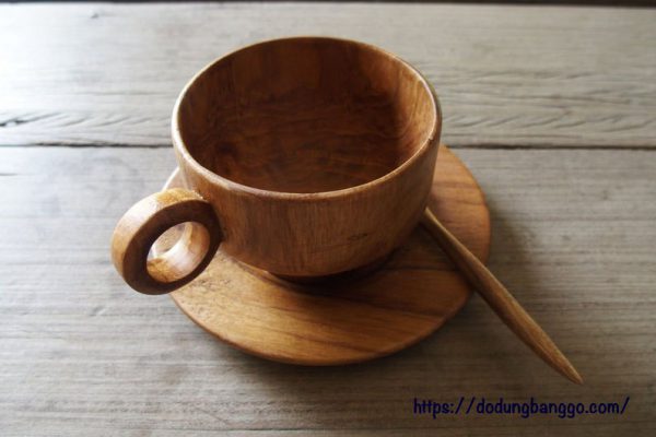 Ly gỗ dùng để uống trà ly tra hd home store 2